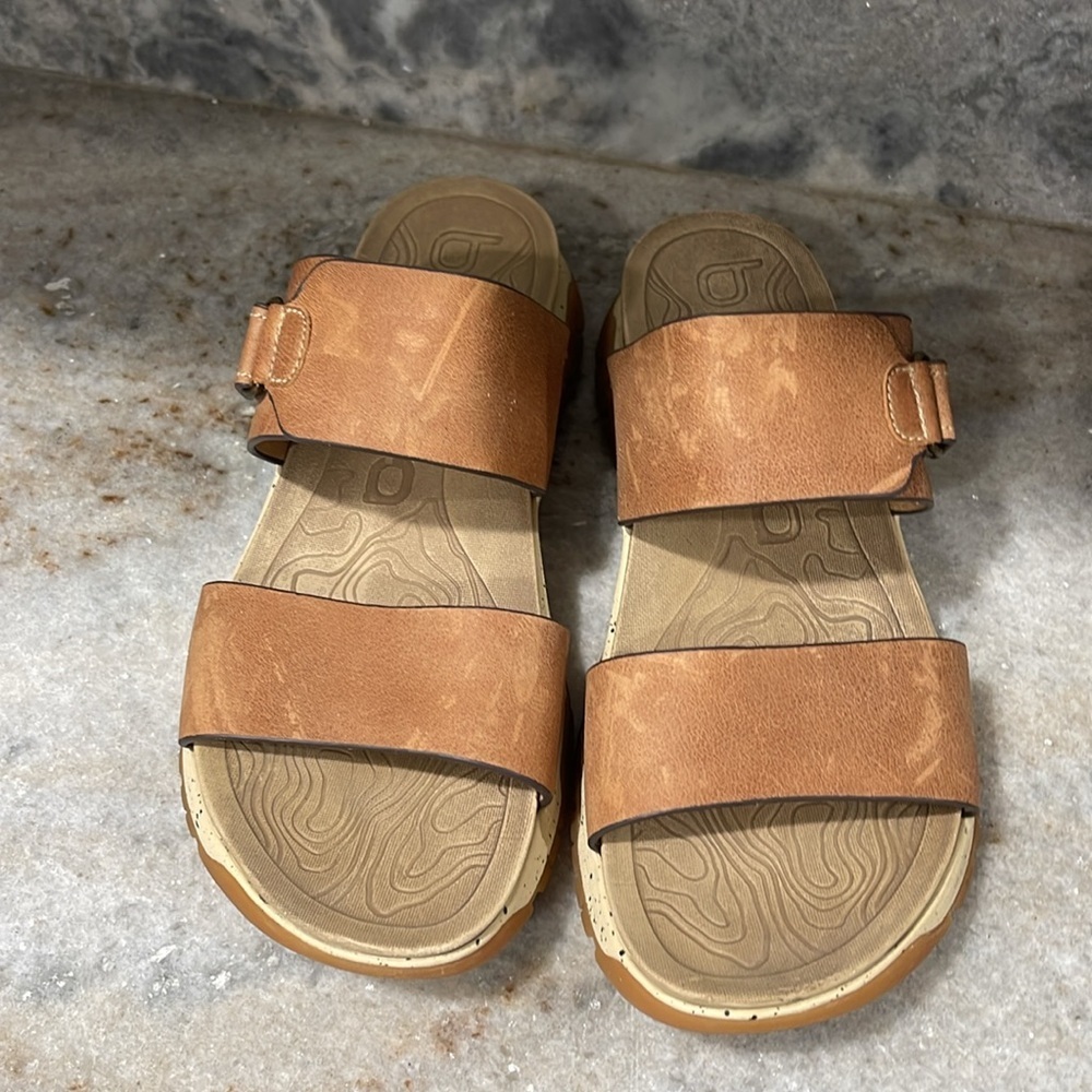Bionica Nisha Slip On Leather Sandals - Picture 2 of 7